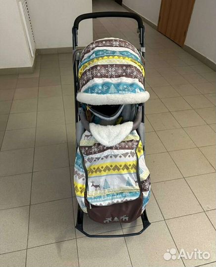 Коляска санки