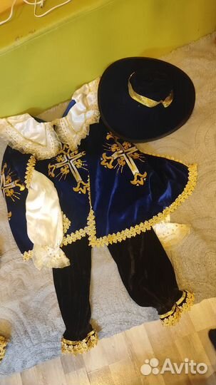 Костюм мушкетёра 128