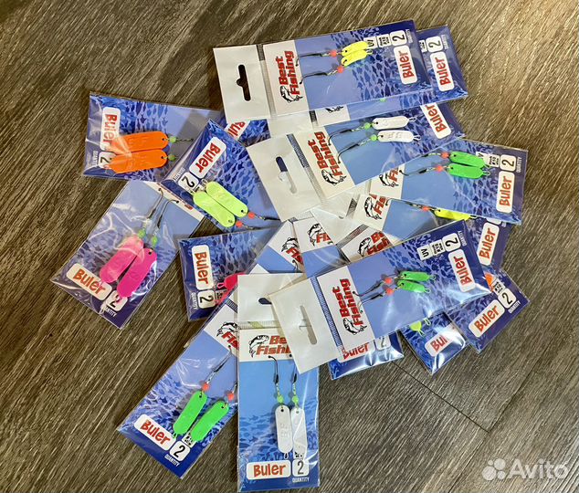 Блесна buler neon 2шт для ловли на море
