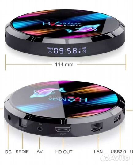 Android TV приставка H96max X3,4-32Gb,Smart TV