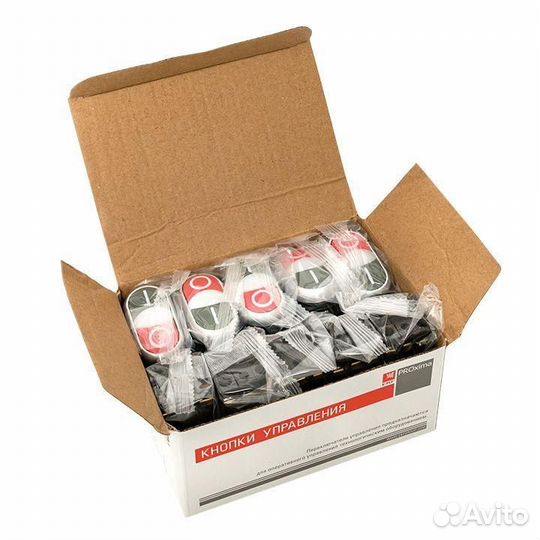 Кнопка LA32HND «Пуск-Стоп» крас./зел. с подсветкой 24В DC NO+NC EKF la32hnd-24