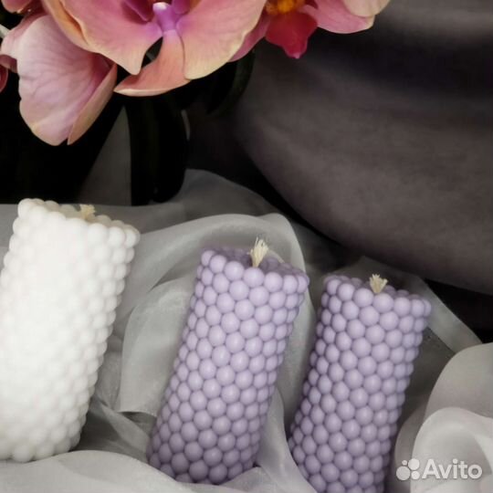 Свечи восковые ручной работы