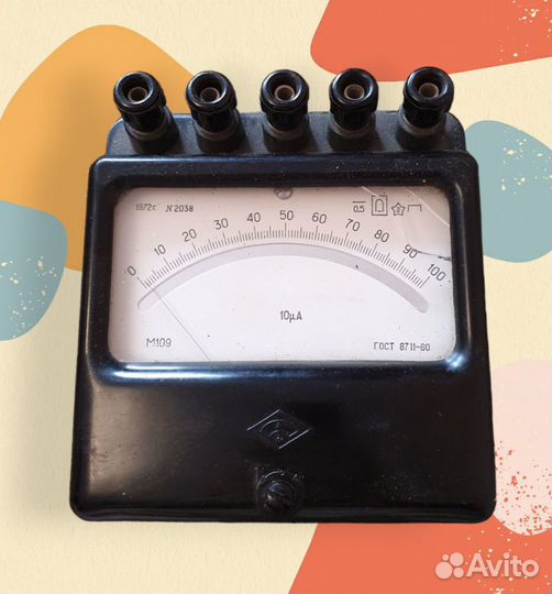Амперметр вольтметр миллиамперметр М109