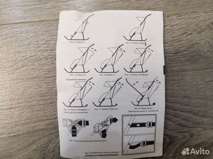 Санки коляска nika