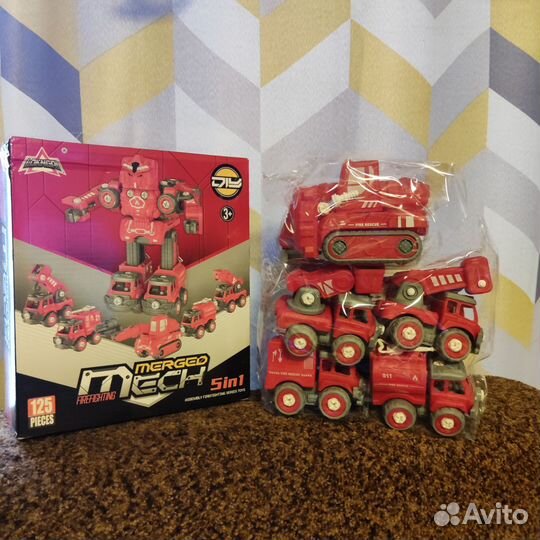 Игрушки новые,робот трансформер,машинка переверты