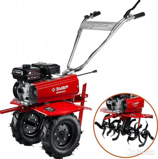 Мотоблок зубр мтб-400 с понижающей передачей (7 л