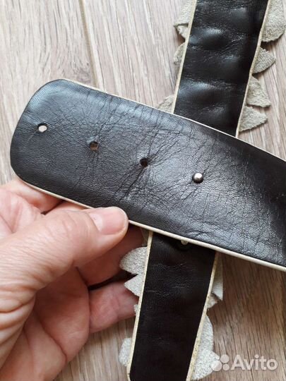 Ремень кожа натуральная Италия р.75см