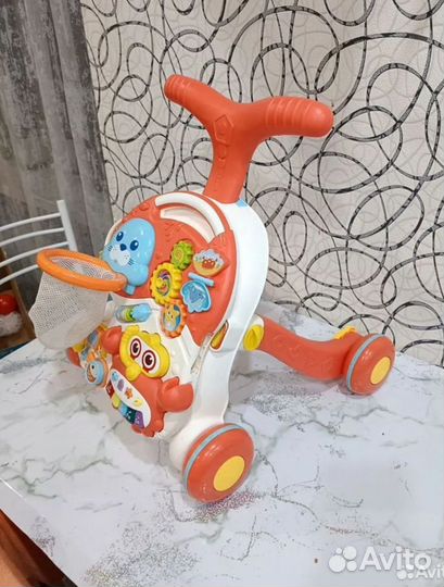 Ходунки Каталка baby go 2в1