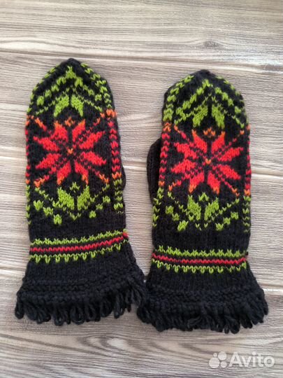 Варежки ручной работы