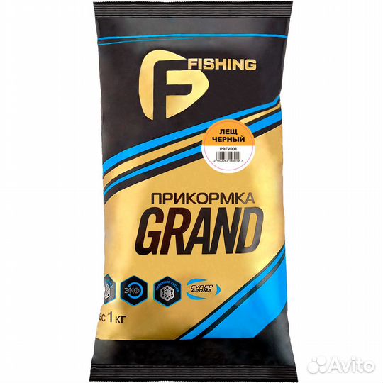 Flagman Прикормка для рыбы grand Лещ черный 1кг