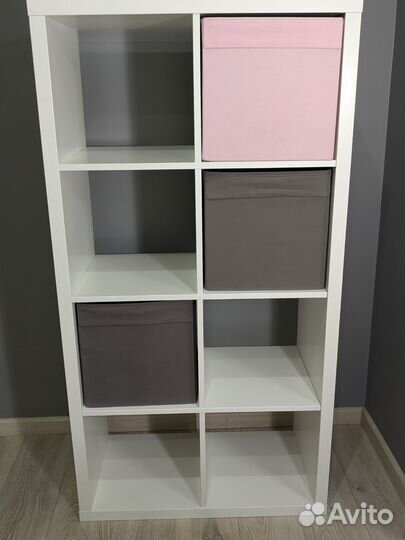 Стеллаж IKEA каллакс 8 ячеек