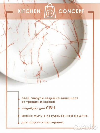 Новый набор тарелок фарфор 4 штуки