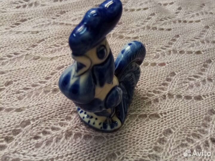 Петушок фигурка гжель