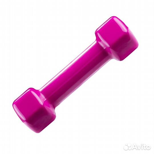 Гантель для фитнеса виниловая шестигранная Voitto