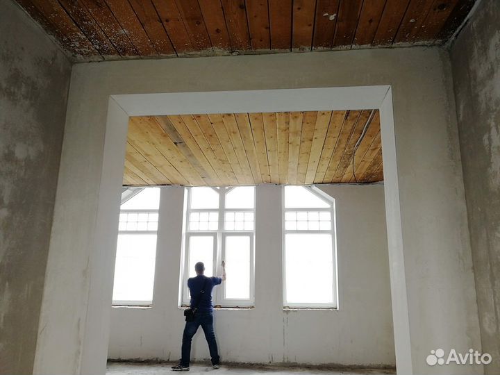 Машинная штукатурка стен Дёмино