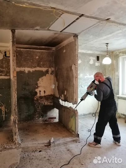 Демонтаж/Снос/ вывоз мусора