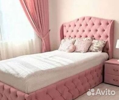 Кровать мягкая односпальная на заказ