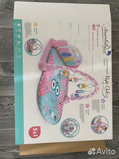 Развивающий коврик с пианино