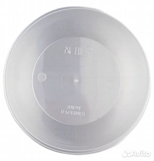 Одноразовая банка с крышкой 360 мл