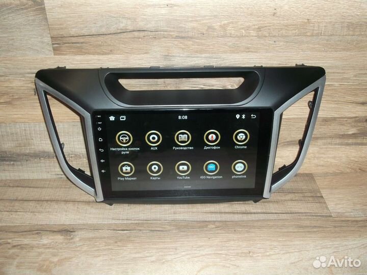 Магнитола Hyundai Creta Android GPS WiFi Bluetooth