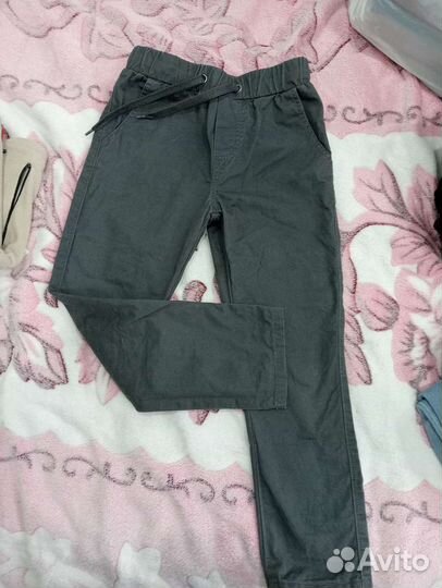 Серые брюки для мальчика