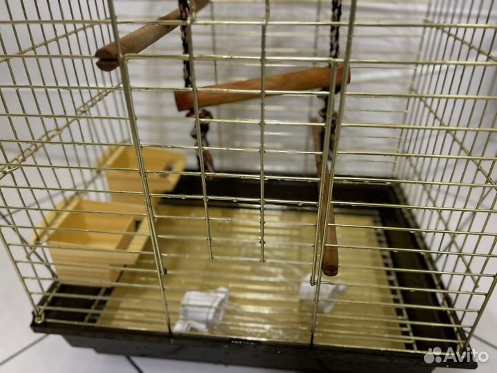 Клетка для птиц/попугая Triol, золото, 45х35х65