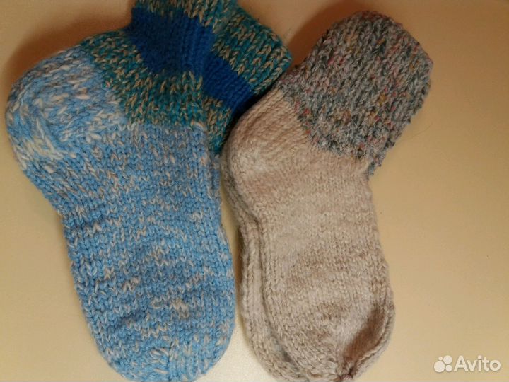 Носки шерстяные, следочки детские