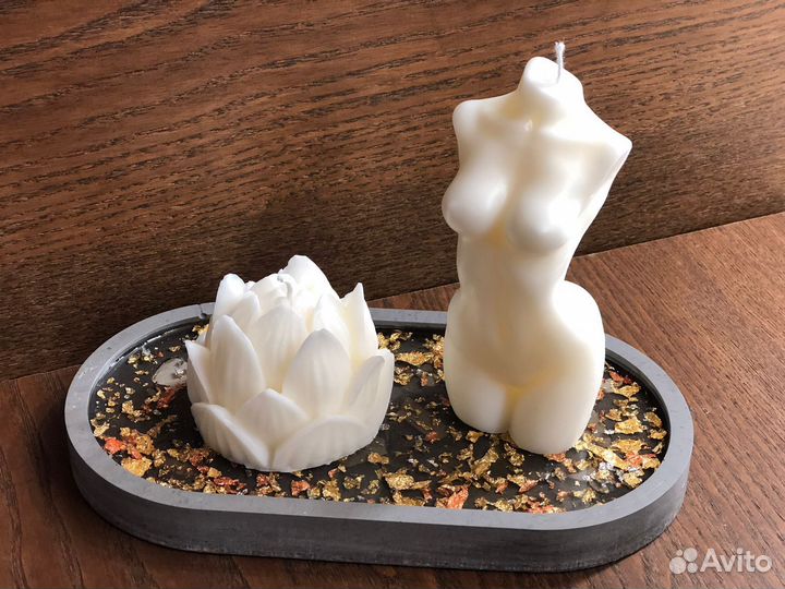 Свечи из кокосового воска