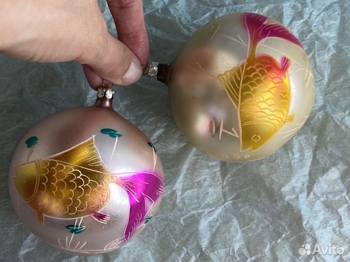 Ёлочные игрушки СССР