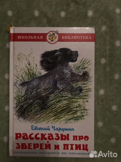 Книжка Рассказы про зверей и птиц Е. Чарушин