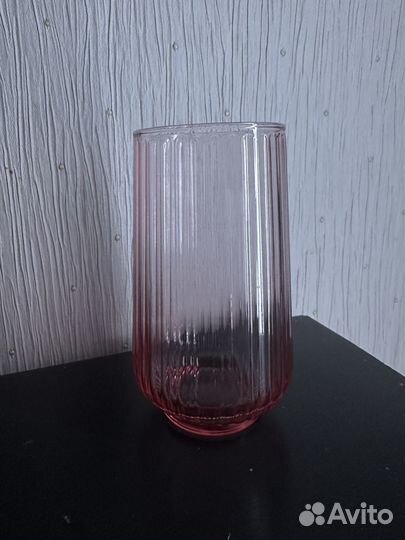 Ваза IKEA gradvis икеа светлорозовая 15 см