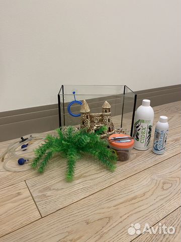 Аквариум 5-7 литров + комплект купить в Москве | Животные и зоотовары ...