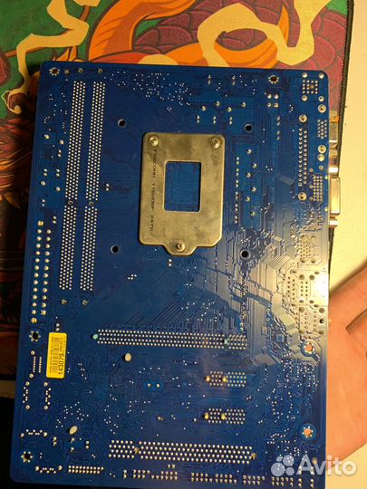 Материнская плата с процессором