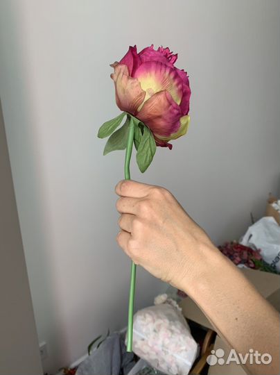 Пионы искусственныц Реалистик