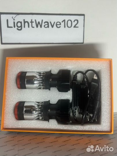 Bi-Led лампы с линзой H4 Y7