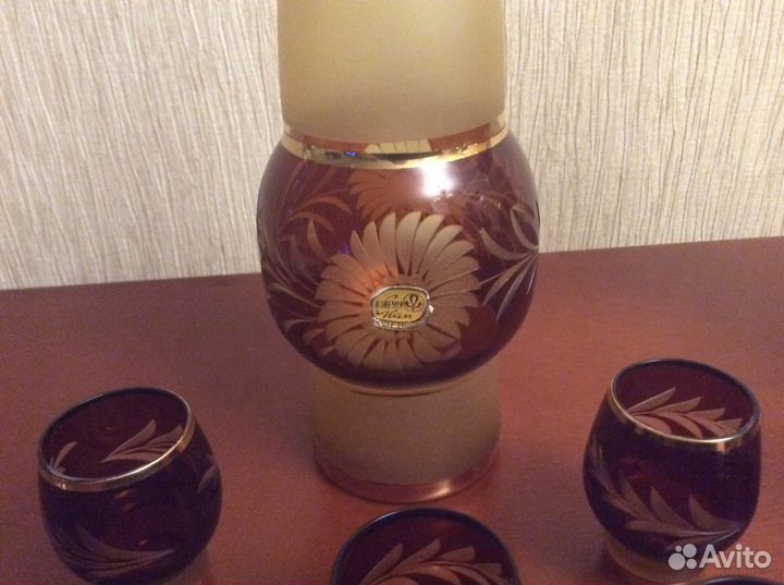 Графин и рюмки, Богемия, Чехия