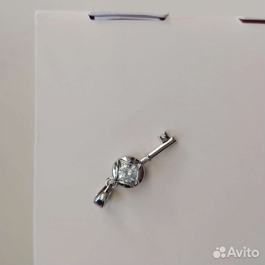 Подвеска ключик серебро