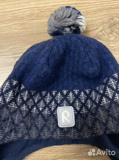 Reima шапка зимняя на завязках 52 р-р