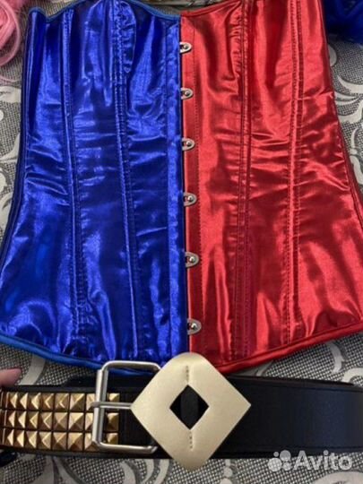 Куртка и аксессуары Харли Квинн. Корсет