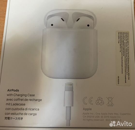 Наушники apple airpods 2