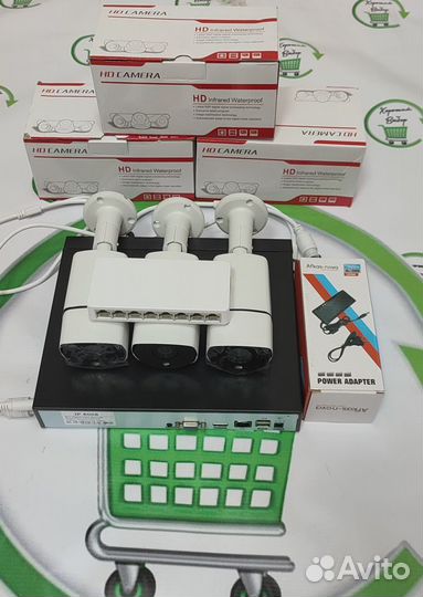 Комплект для видеонаблюдения уличный IP 5 MP