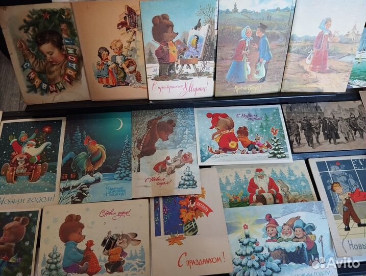 Набор открыток в.зарубина +старые на фото