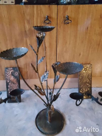 Подсвечник металлический