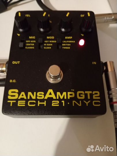 Tech21 GT2 Sans Amp эмулятор усилителей