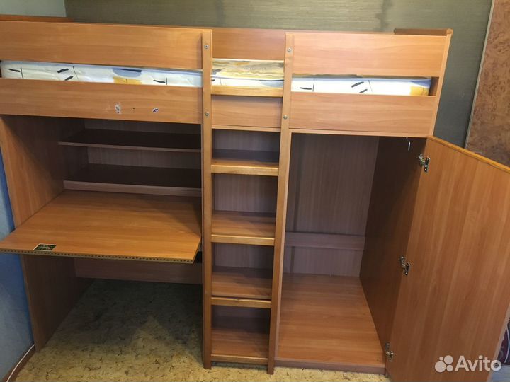 Мебель для детской, кровать-чердак Скаут Триера