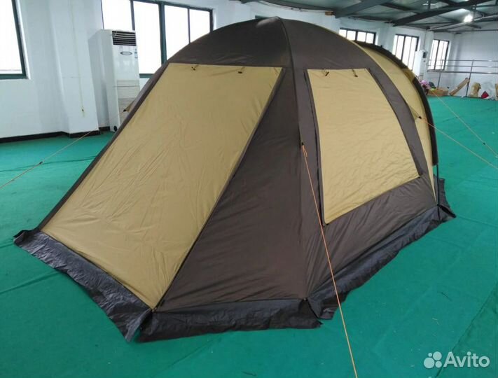Палатка для кемпинга 4 местная 2 слойная