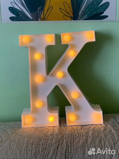 Ночник светодиодный Буквы/ детский