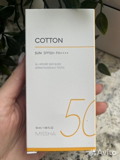 Солнцезащитный крем Missha новый