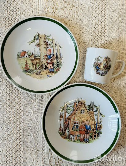 Детская посуда ГДР