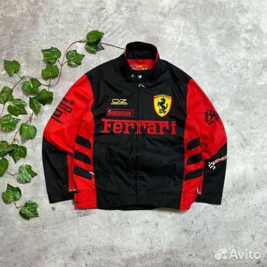 Винтажная гоночная куртка Ferrari F1